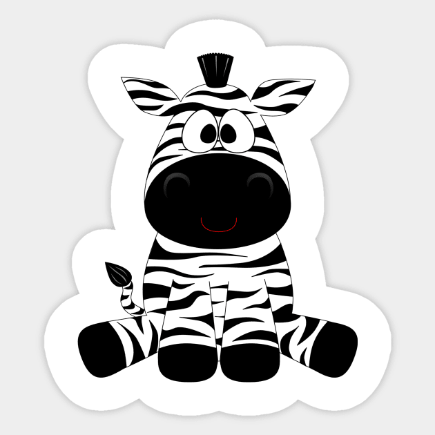 zebra Sticker by DrDesign